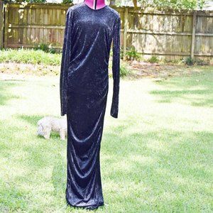 Halloween Long black dress costume
